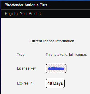 key Bitdefender Antivirus Plus 2014
